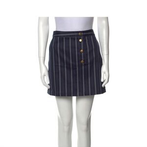 NWT Amur Striped Mini Skirt
